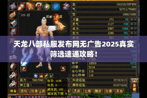 天龙八部私服发布网无广告2025真实筛选速通攻略! 天龙八部私服发布网无广告2025真实筛选速通攻略!