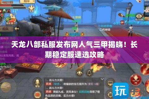 天龙八部私服发布网人气三甲揭晓!长期稳定服速选攻略 天龙八部私服发布网人气三甲揭晓!长期稳定服速选攻略