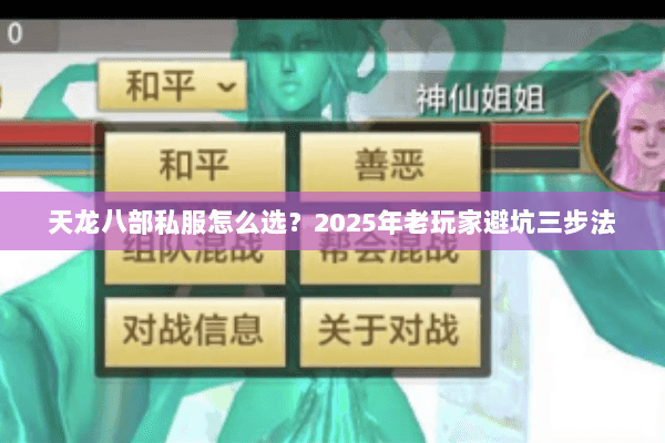 天龙八部私服怎么选？2025年老玩家避坑三步法