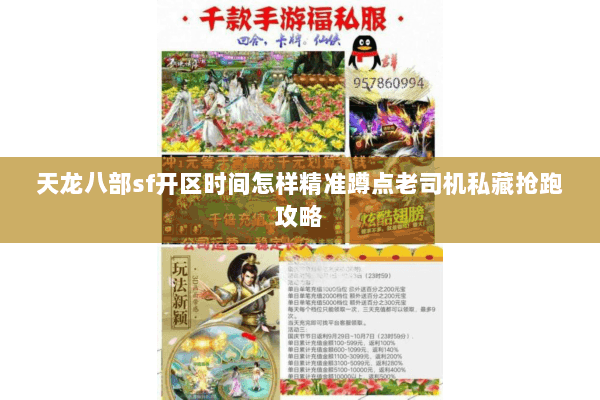 天龙八部sf开区时间怎样精准蹲点老司机私藏抢跑攻略