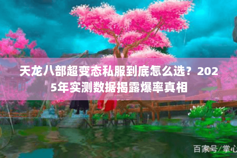 天龙八部超变态私服到底怎么选?2025年实测数据揭露爆率真相 天龙八部超变态私服到底怎么选?2025年实测数据揭露爆率真相