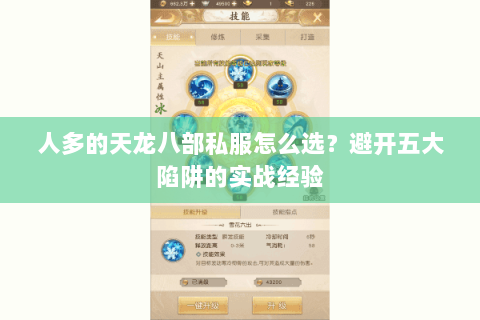 人多的天龙八部私服怎么选?避开五大陷阱的实战经验 人多的天龙八部私服怎么选?避开五大陷阱的实战经验