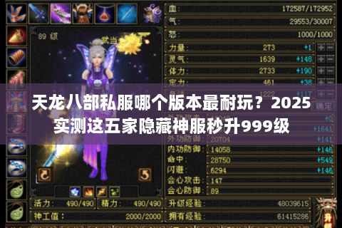 天龙八部私服哪个版本最耐玩?2025实测这五家隐藏神服秒升999级 天龙八部私服哪个版本最耐玩?2025实测这五家隐藏神服秒升999级