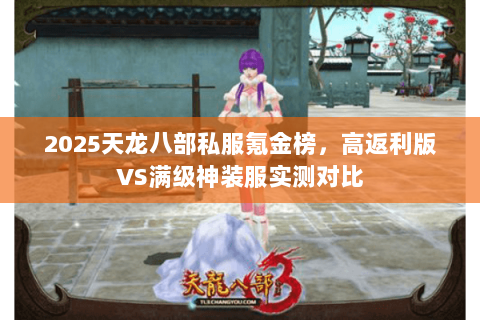 2025天龙八部私服氪金榜，高返利版VS满级神装服实测对比