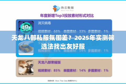 天龙八部私服氛围差？2025年实测筛选法找出友好服