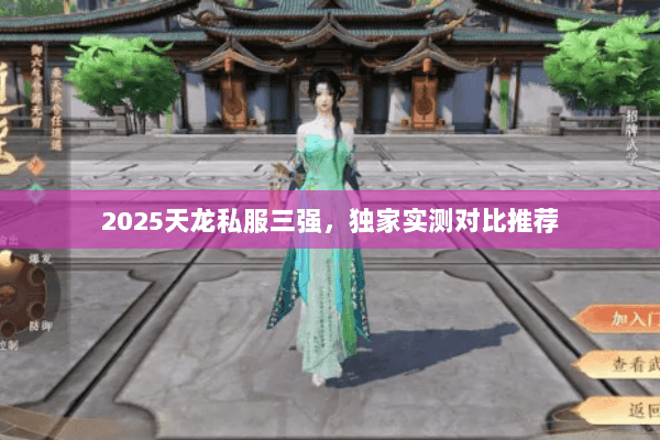 2025天龙私服三强,独家实测对比推荐 2025天龙私服三强,独家实测对比推荐