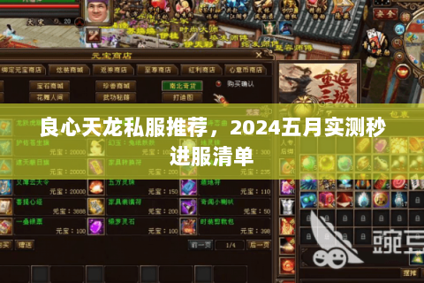 良心天龙私服推荐,2024五月实测秒进服清单 良心天龙私服推荐,2024五月实测秒进服清单