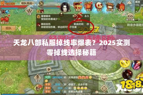天龙八部私服掉线率爆表?2025实测零掉线选择秘籍 天龙八部私服掉线率爆表?2025实测零掉线选择秘籍