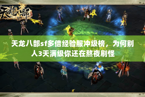 天龙八部sf多倍经验服冲级榜，为何别人3天满级你还在熬夜刷怪