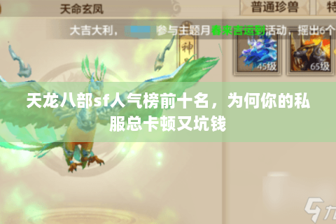 天龙八部sf人气榜前十名,为何你的私服总卡顿又坑钱 天龙八部sf人气榜前十名,为何你的私服总卡顿又坑钱