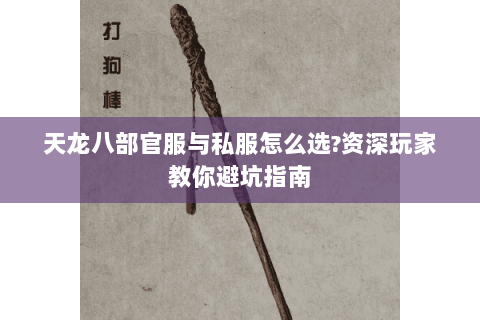 天龙八部官服与私服怎么选?资深玩家教你避坑指南 天龙八部官服与私服怎么选?资深玩家教你避坑指南