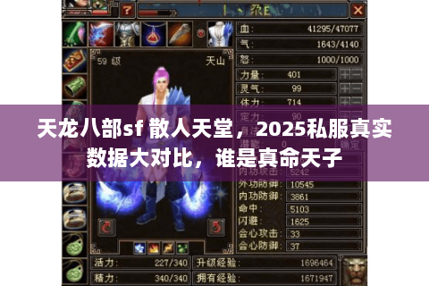 天龙八部sf 散人天堂,2025私服真实数据大对比,谁是真命天子 天龙八部sf 散人天堂,2025私服真实数据大对比,谁是真命天子