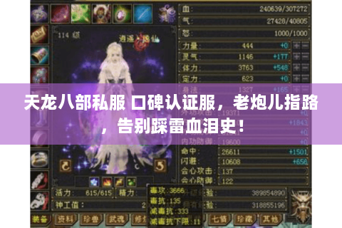 天龙八部私服 口碑认证服，老炮儿指路，告别踩雷血泪史！