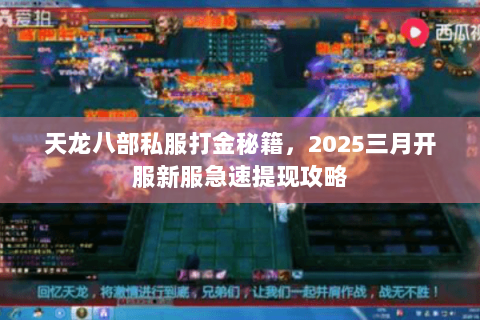 天龙八部私服打金秘籍,2025三月开服新服急速提现攻略 天龙八部私服打金秘籍,2025三月开服新服急速提现攻略