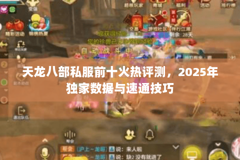 天龙八部私服前十火热评测，2025年独家数据与速通技巧