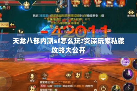 天龙八部内测sf怎么玩?资深玩家私藏攻略大公开 天龙八部内测sf怎么玩?资深玩家私藏攻略大公开