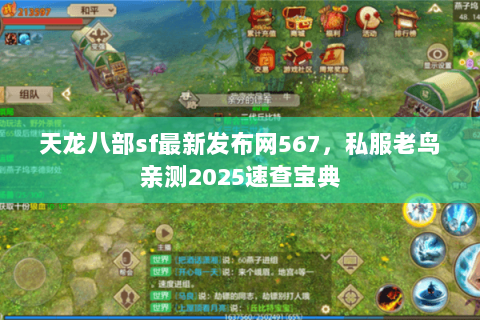 天龙八部sf最新发布网567,私服老鸟亲测2025速查宝典 天龙八部sf最新发布网567,私服老鸟亲测2025速查宝典