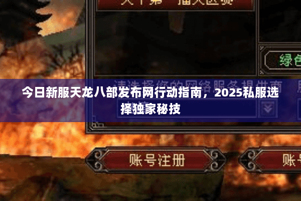 今日新服天龙八部发布网行动指南,2025私服选择独家秘技 今日新服天龙八部发布网行动指南,2025私服选择独家秘技