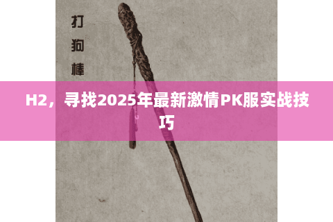 H2,寻找2025年最新激情PK服实战技巧 H2,寻找2025年最新激情PK服实战技巧