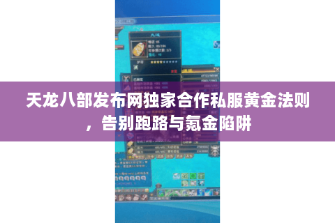 天龙八部发布网独家合作私服黄金法则,告别跑路与氪金陷阱 天龙八部发布网独家合作私服黄金法则,告别跑路与氪金陷阱