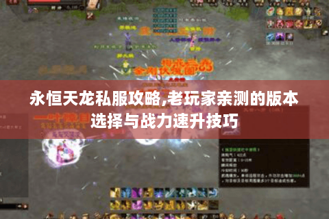 永恒天龙私服攻略,老玩家亲测的版本选择与战力速升技巧 永恒天龙私服攻略,老玩家亲测的版本选择与战力速升技巧