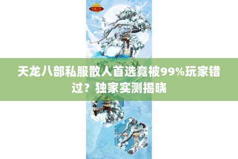 天龙八部私服散人首选竟被99%玩家错过?独家实测揭晓 天龙八部私服散人首选竟被99%玩家错过?独家实测揭晓