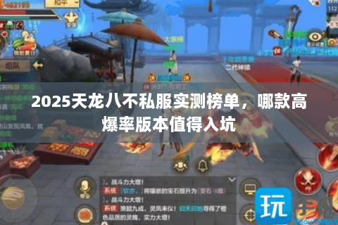 2025天龙八不私服实测榜单,哪款高爆率版本值得入坑 2025天龙八不私服实测榜单,哪款高爆率版本值得入坑