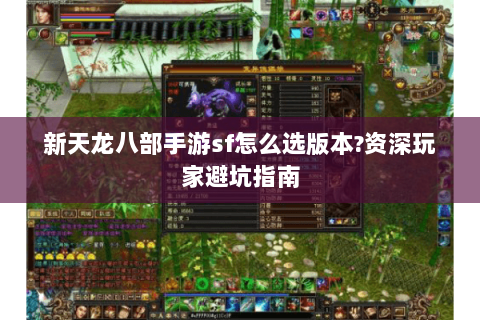 新天龙八部手游sf怎么选版本?资深玩家避坑指南 新天龙八部手游sf怎么选版本?资深玩家避坑指南