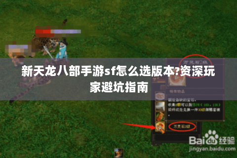 新天龙八部手游sf怎么选版本?资深玩家避坑指南 新天龙八部手游sf怎么选版本?资深玩家避坑指南
