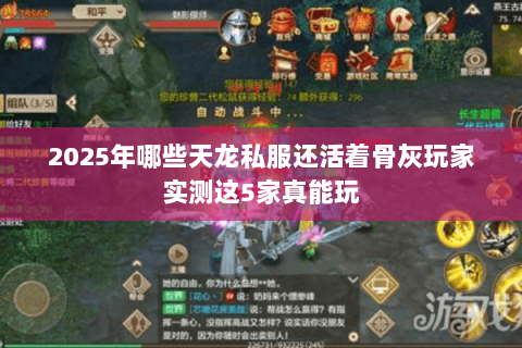 2025年哪些天龙私服还活着骨灰玩家实测这5家真能玩 2025年哪些天龙私服还活着骨灰玩家实测这5家真能玩