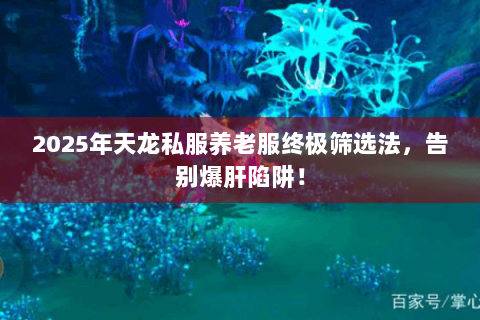 2025年天龙私服养老服终极筛选法，告别爆肝陷阱！