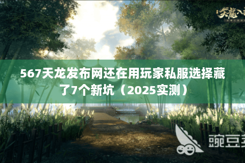 567天龙发布网还在用玩家私服选择藏了7个新坑(2025实测) 567天龙发布网还在用玩家私服选择藏了7个新坑(2025实测)