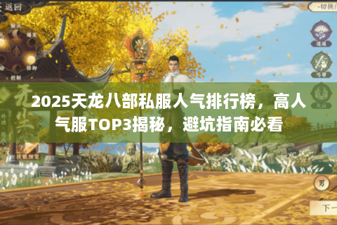 2025天龙八部私服人气排行榜,高人气服TOP3揭秘,避坑指南必看 2025天龙八部私服人气排行榜,高人气服TOP3揭秘,避坑指南必看