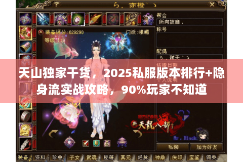 天山独家干货,2025私服版本排行+隐身流实战攻略,90%玩家不知道 天山独家干货,2025私服版本排行+隐身流实战攻略,90%玩家不知道