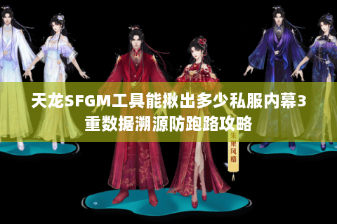 天龙SFGM工具能揪出多少私服内幕3重数据溯源防跑路攻略
