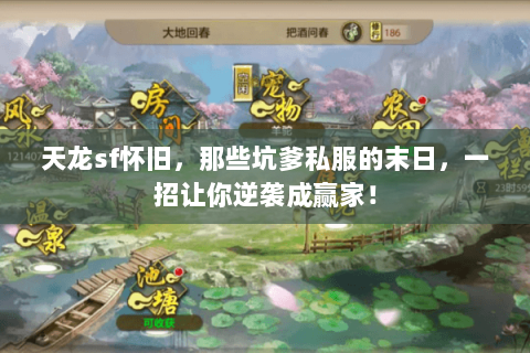 天龙sf怀旧，那些坑爹私服的末日，一招让你逆袭成赢家！
