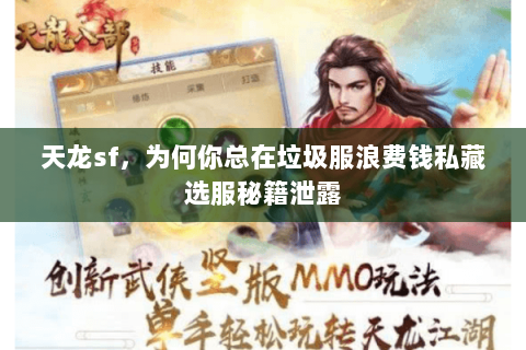 天龙sf,为何你总在垃圾服浪费钱私藏选服秘籍泄露 天龙sf,为何你总在垃圾服浪费钱私藏选服秘籍泄露