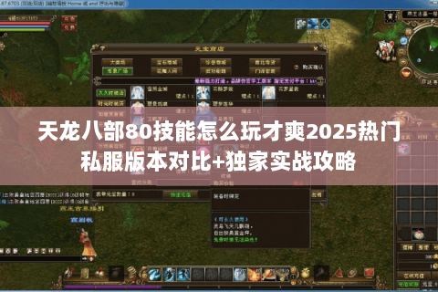 天龙八部80技能怎么玩才爽2025热门私服版本对比+独家实战攻略 天龙八部80技能怎么玩才爽2025热门私服版本对比+独家实战攻略