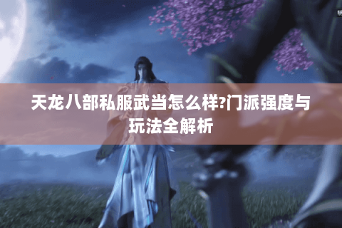 天龙八部私服武当怎么样?门派强度与玩法全解析