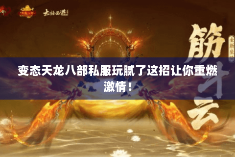 变态天龙八部私服玩腻了这招让你重燃激情! 变态天龙八部私服玩腻了这招让你重燃激情!