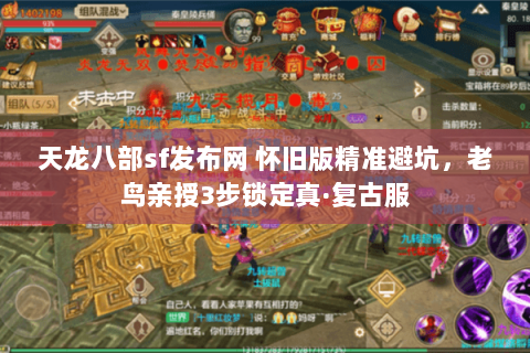 天龙八部sf发布网 怀旧版精准避坑,老鸟亲授3步锁定真·复古服 天龙八部sf发布网 怀旧版精准避坑,老鸟亲授3步锁定真·复古服