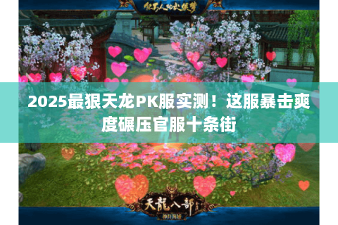 2025最狠天龙PK服实测!这服暴击爽度碾压官服十条街 2025最狠天龙PK服实测!这服暴击爽度碾压官服十条街