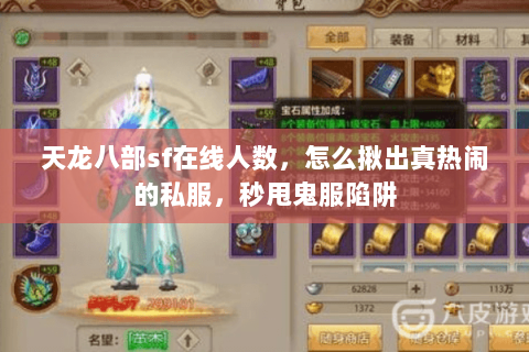 天龙八部sf在线人数,怎么揪出真热闹的私服,秒甩鬼服陷阱 天龙八部sf在线人数,怎么揪出真热闹的私服,秒甩鬼服陷阱