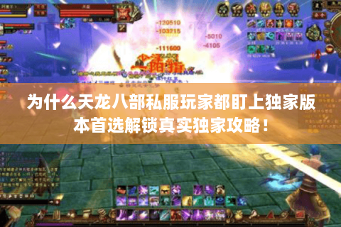 为什么天龙八部私服玩家都盯上独家版本首选解锁真实独家攻略! 为什么天龙八部私服玩家都盯上独家版本首选解锁真实独家攻略!