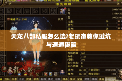 天龙八部私服怎么选?老玩家教你避坑与速通秘籍