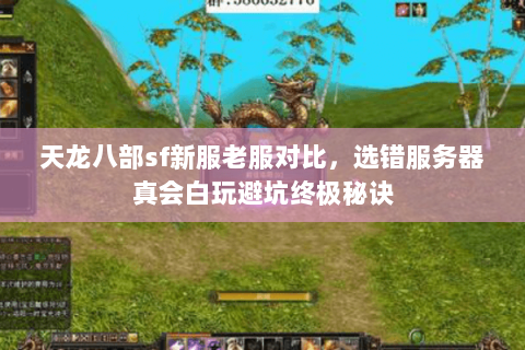 天龙八部sf新服老服对比,选错服务器真会白玩避坑终极秘诀 天龙八部sf新服老服对比,选错服务器真会白玩避坑终极秘诀