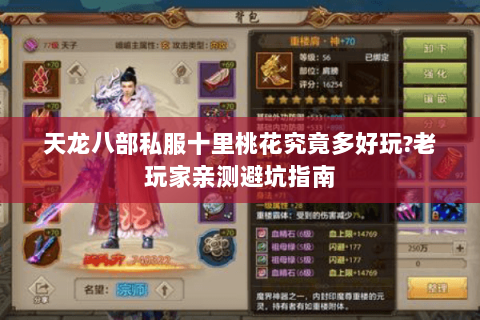 天龙八部私服十里桃花究竟多好玩?老玩家亲测避坑指南 天龙八部私服十里桃花究竟多好玩?老玩家亲测避坑指南