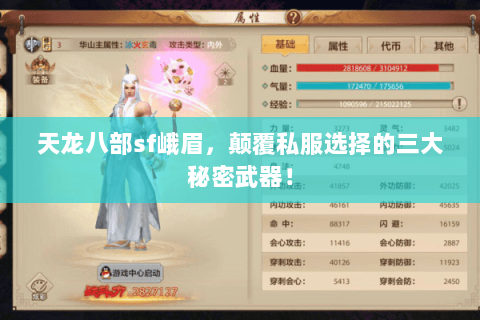 天龙八部sf峨眉,颠覆私服选择的三大秘密武器! 天龙八部sf峨眉,颠覆私服选择的三大秘密武器!