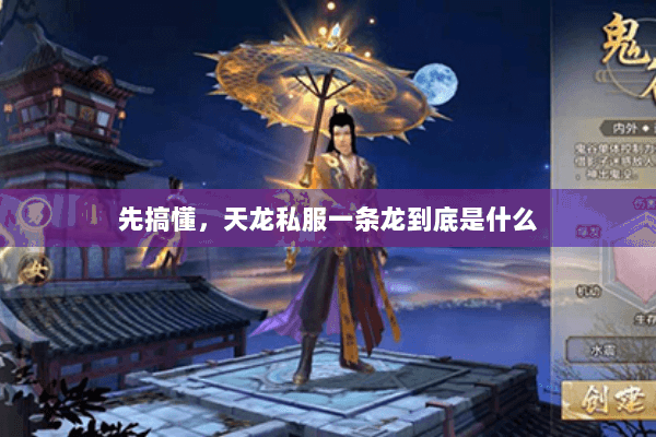 先搞懂,天龙私服一条龙到底是什么 先搞懂,天龙私服一条龙到底是什么