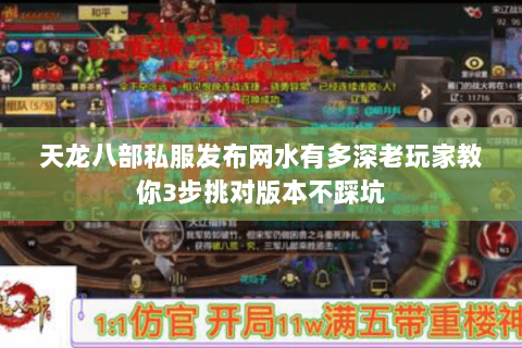天龙八部私服发布网水有多深老玩家教你3步挑对版本不踩坑 天龙八部私服发布网水有多深老玩家教你3步挑对版本不踩坑